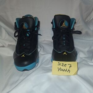 Nike Black and Blue Kids Sneakers